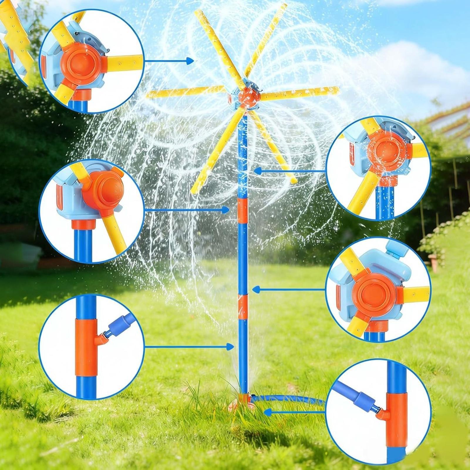 Kids Outdoor Yard - Kindersproeier Windmolen Leuke sproeier met 54