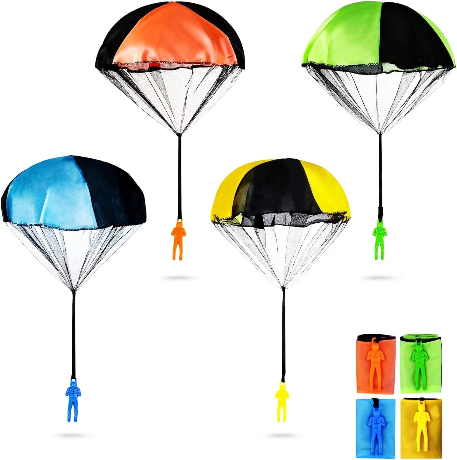 Kids Outdoor Education - Handwerpen Mini Soldaat Camouflag Parachute voor