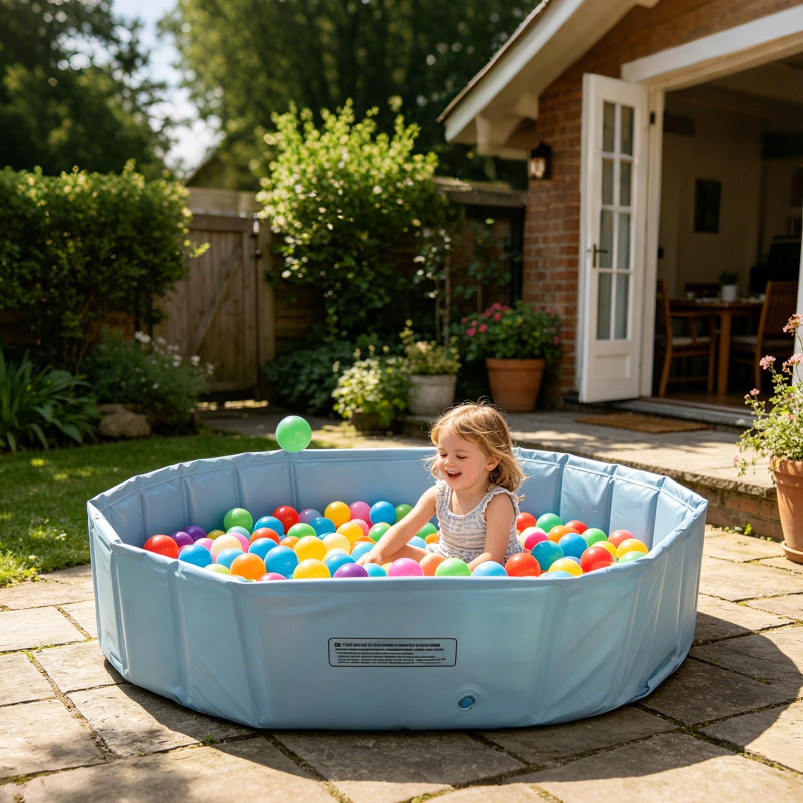 Kids Outdoor Yard - Opvouwbaar buitenzwembad voor huisdieren, draagbaar kinderzwembad