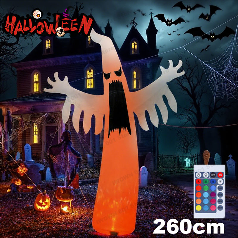 Kids Outdoor Yard - Halloween Opblaasbare Enge Spook met LED