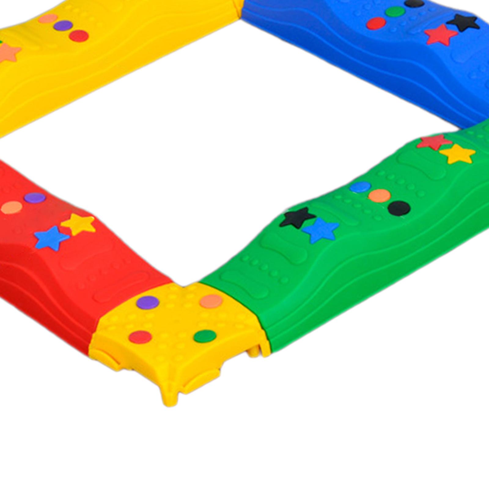 Kids Outdoor Balance Beam - Kinderbalansbalken bevorderen het evenwicht, gekleurde balansblokken