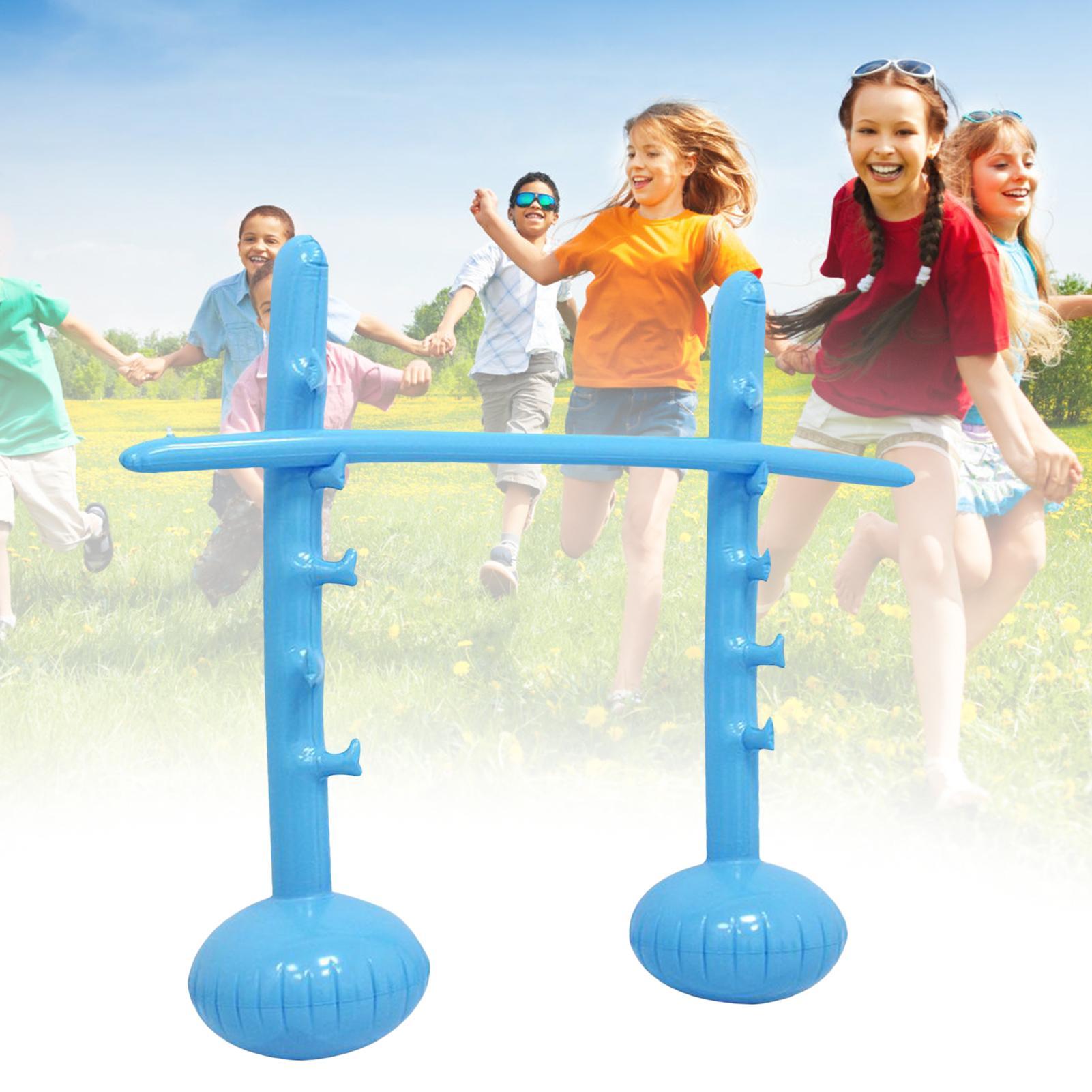 Kids Outdoor Yard - Opblaasbare Limbo Paal, verstelbare hoogte, feestspelboog,