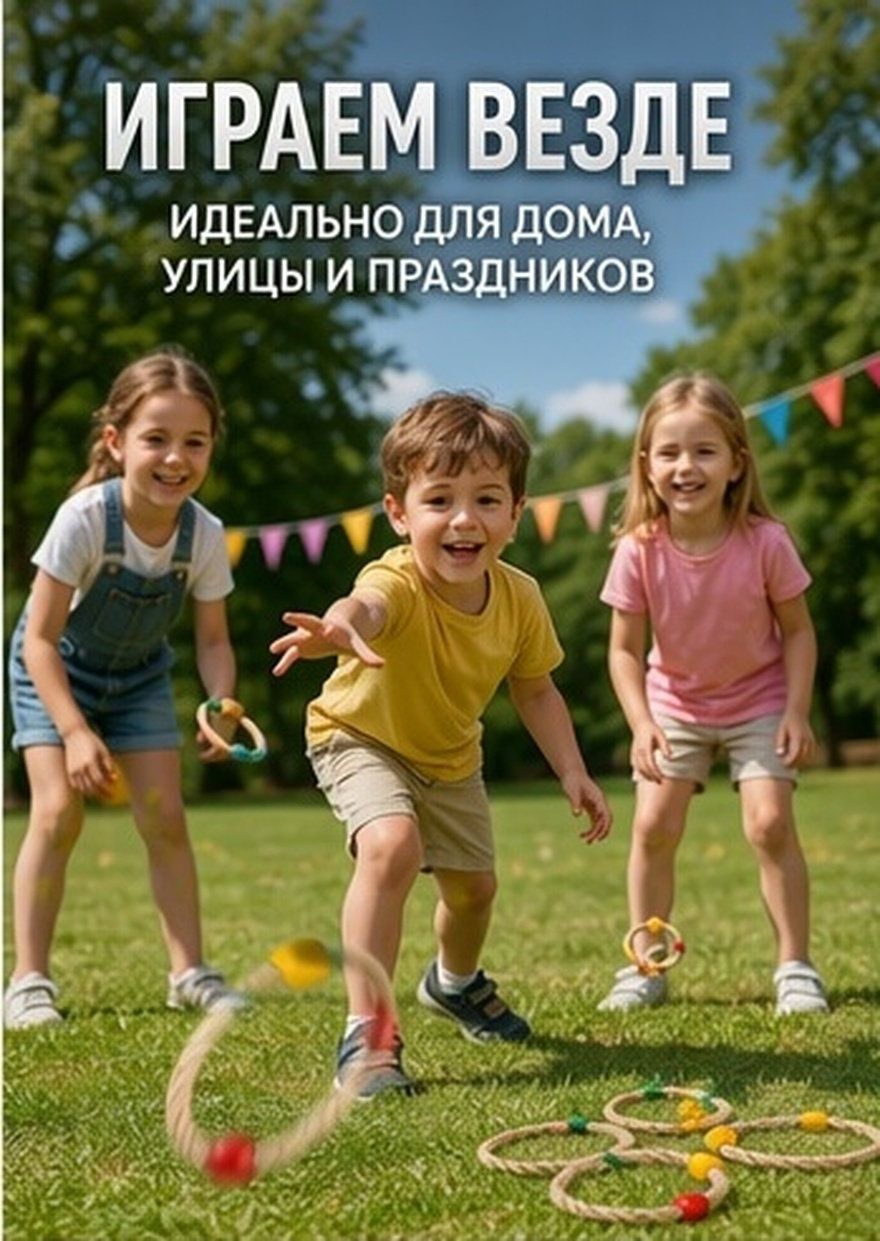Kids Outdoor Education - 10 stuks houten ringgooi-spel voor peuters