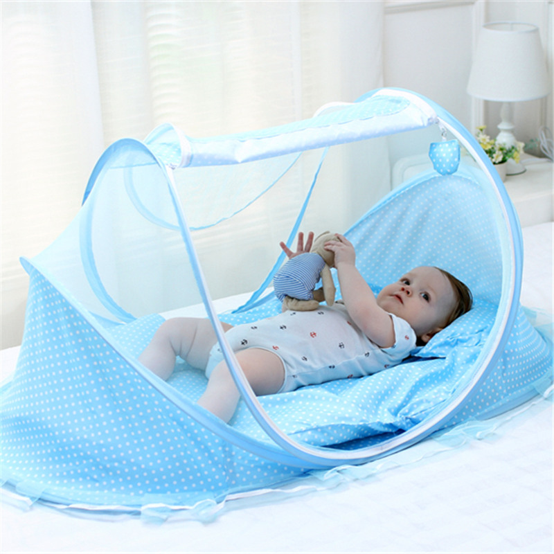 Kids Outdoor Yurt - Draagbare, opvouwbare anti-muggenhoes voor babybedje, muggennet,