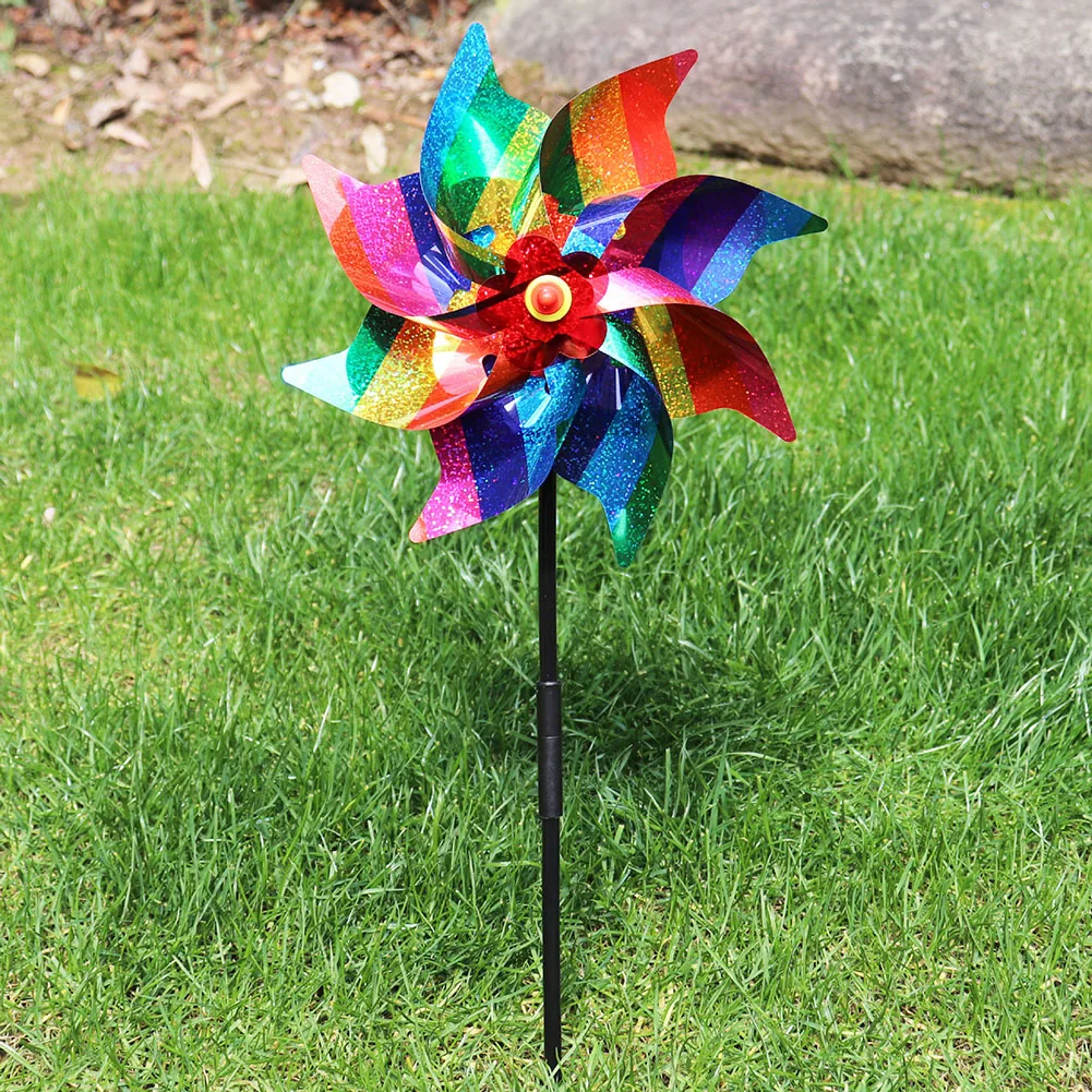 Kids Outdoor Yard - Windmolen Vogelafstotende Decoratie Vogelverschrikkende Windspinner Kinderen