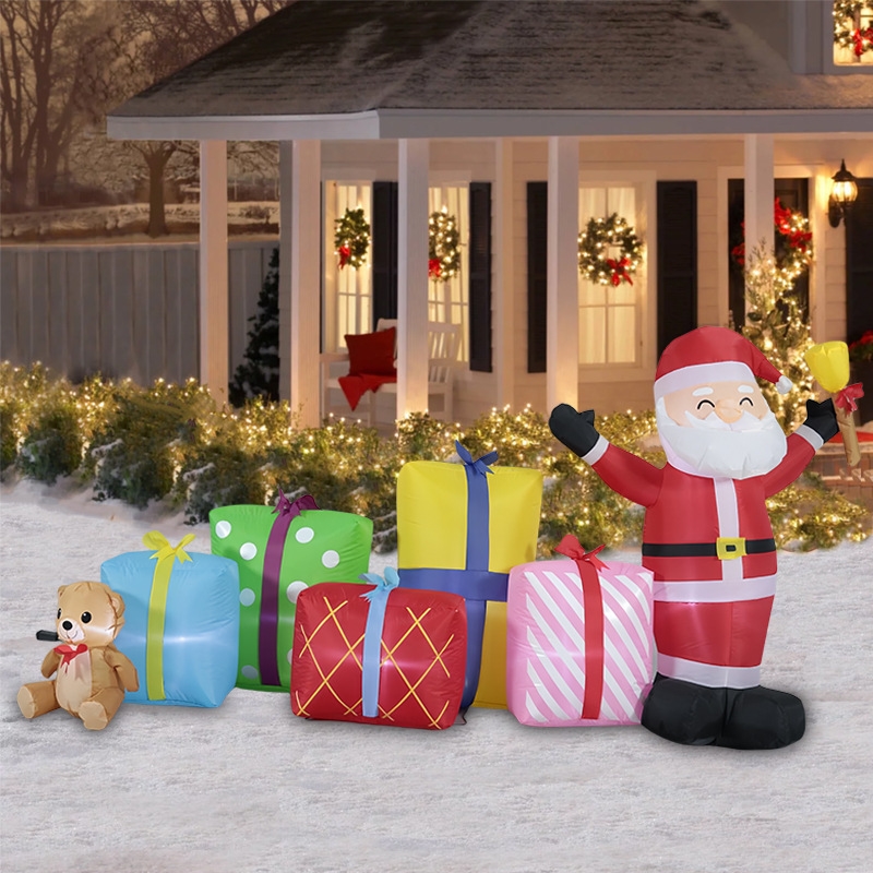 Opblaasbare Light Up Kerst Ker - Kids Outdoor Yard recensie en prijs