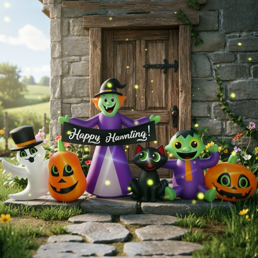 2,4M Halloween opblaasbare hek - Kids Outdoor Yard recensie en prijs