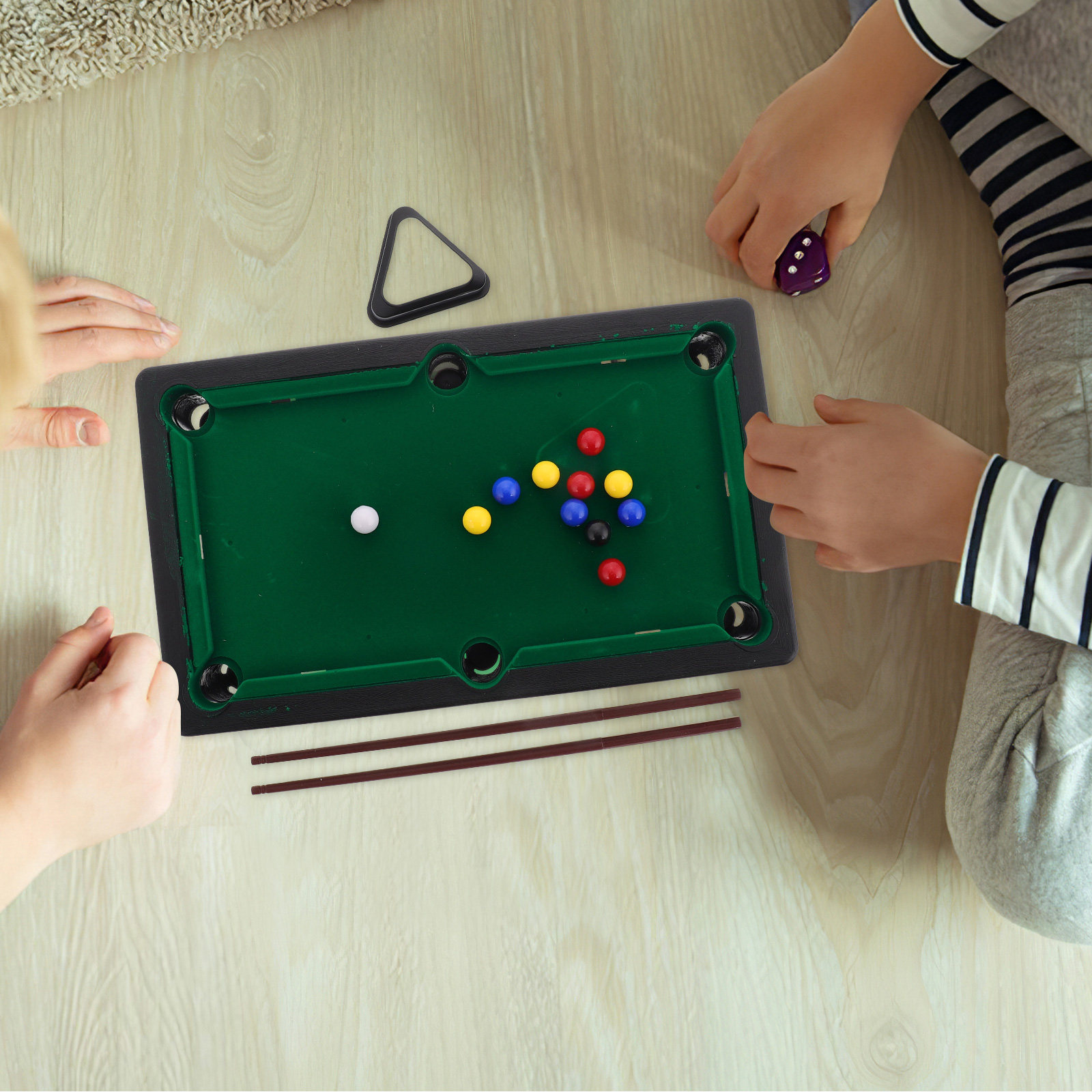 1 set miniatuur biljarttafel v - Kids Outdoor Pool recensie en prijs