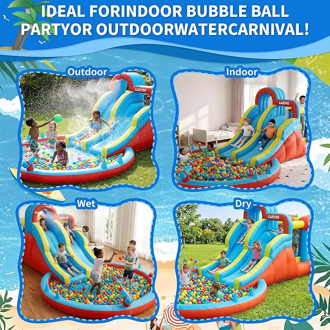 8-in-1 opblaasbaar waterpark v - Outdoor Children'S Park recensie en prijs