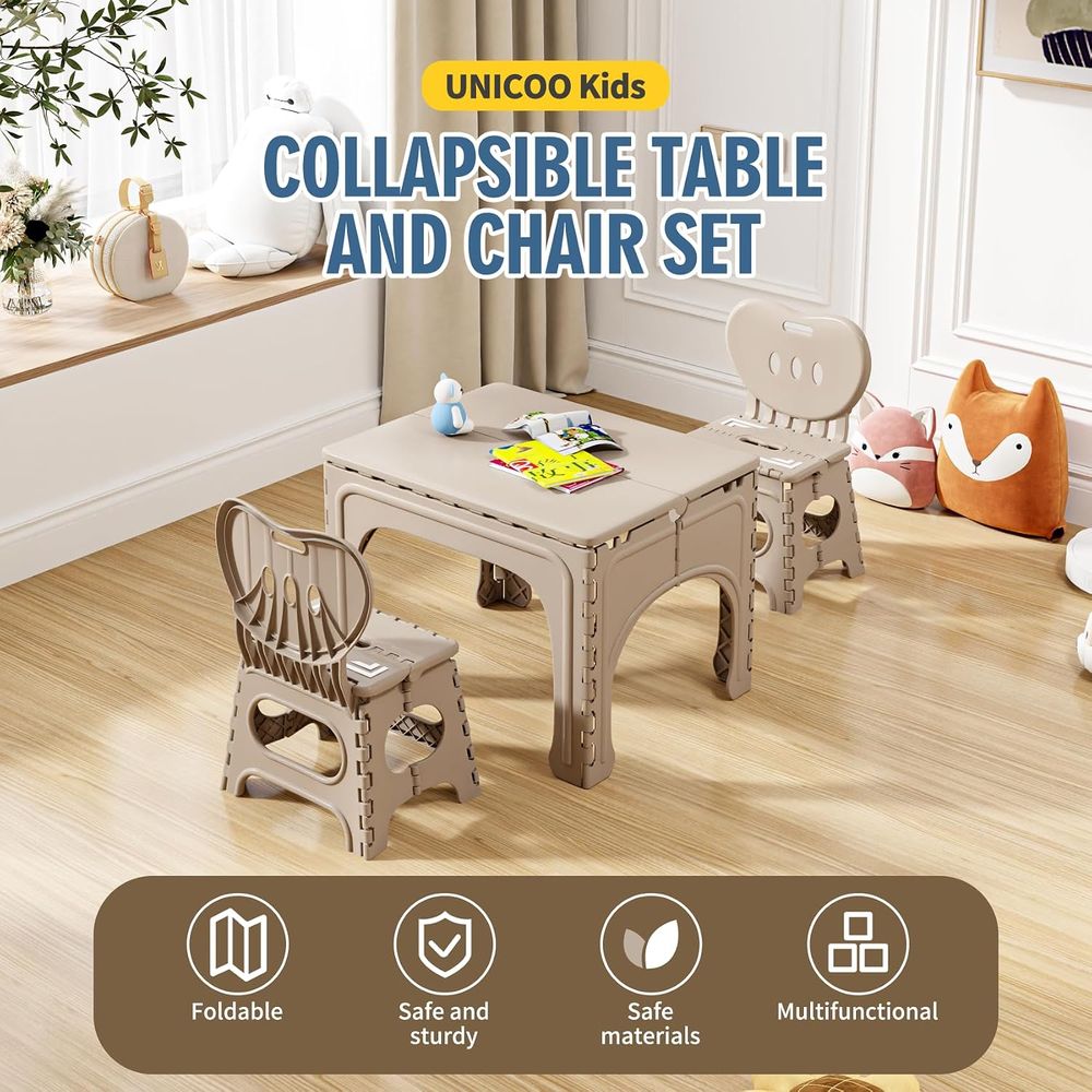 Opvouwbare tafel- en stoelense - Kids Outdoor Table And Chair Set recensie en prijs