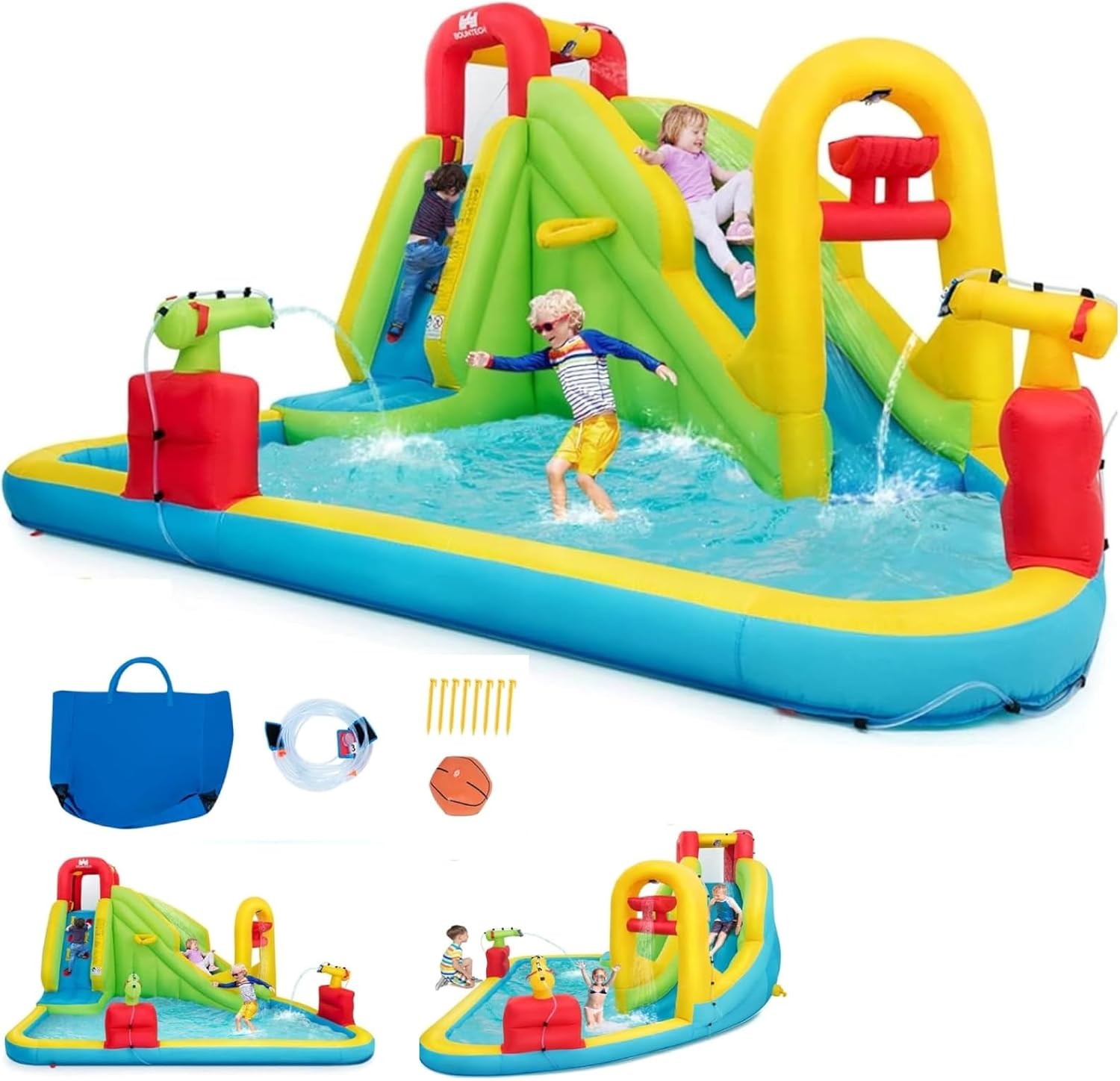 Mega Opblaasbaar Waterpark Spr - Kids Outdoor Pool recensie en prijs