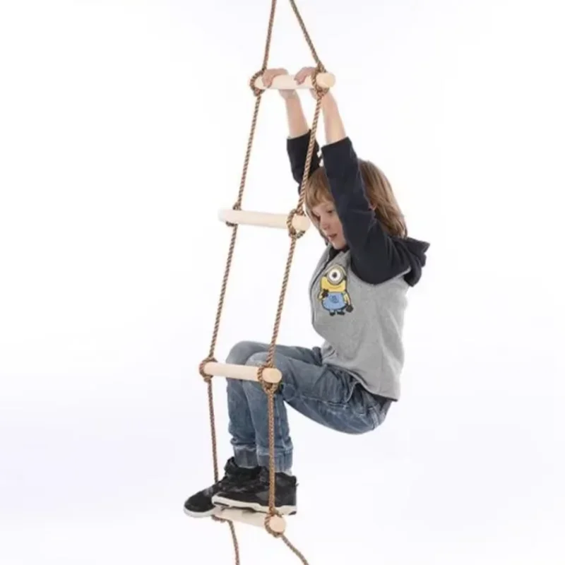 Kinderen Klimtouwladder Houten - Kids Outdoor Climbing Structure recensie en prijs
