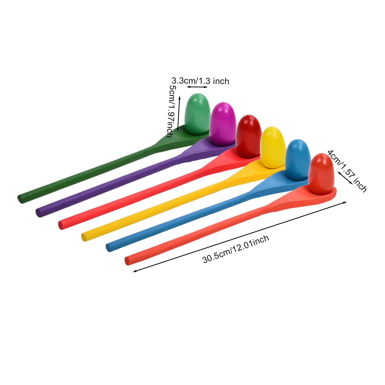 6 stuks Eierlepel Racespel Han - Kids Outdoor Education recensie en prijs