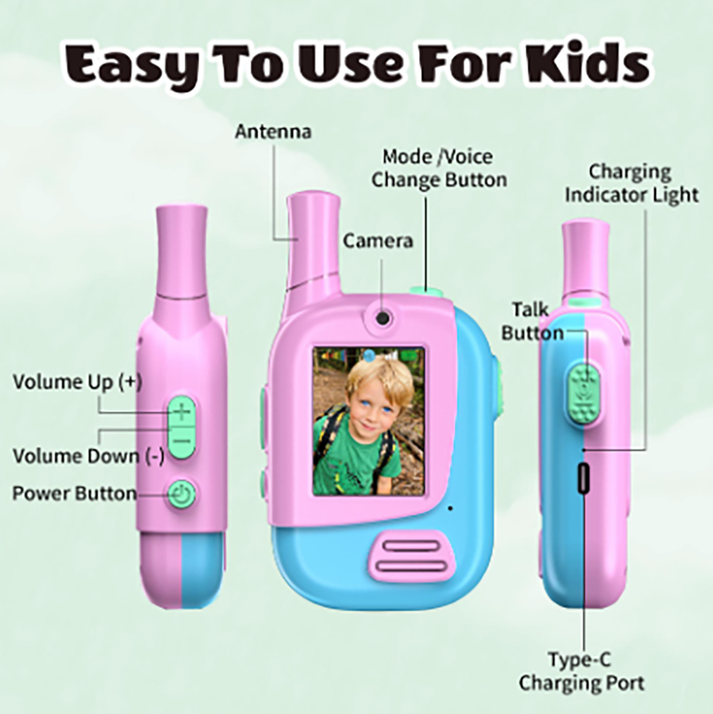 2-pack oplaadbare video-walkie - Kids Outdoor Education recensie en prijs